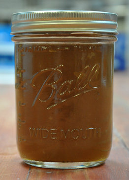 Pho Beef Bone Broth in Ball Jar